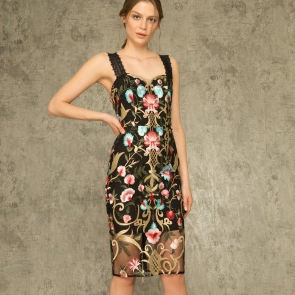 Bronx and Banco Agatha Midi Dress XS